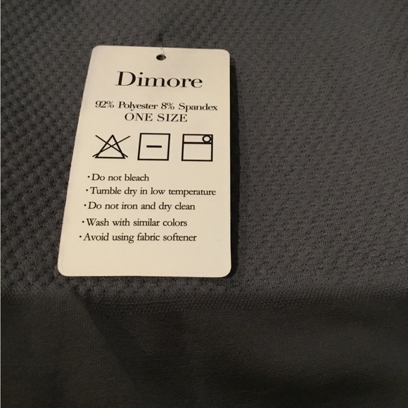 Dimore women gray Leggings. One size. New - Picture 2 of 3